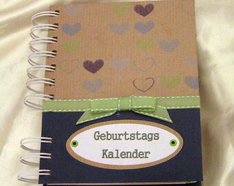 Calendario dei compleanni Calendario perpetuo Cuori