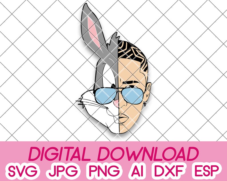 Download Bad Bunny Bugs Digital Download Dxf Svg Pdf Jpeg Png Eps ...