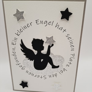 Trauerkarte Engel