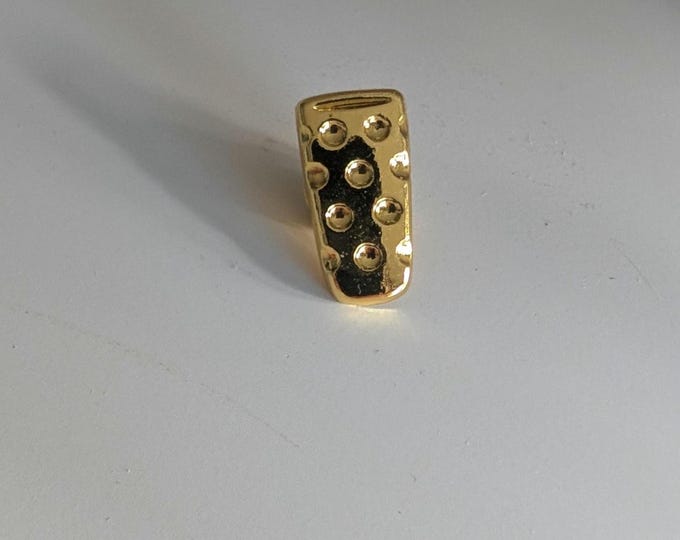 Pin Dubbeglas goldfarben
