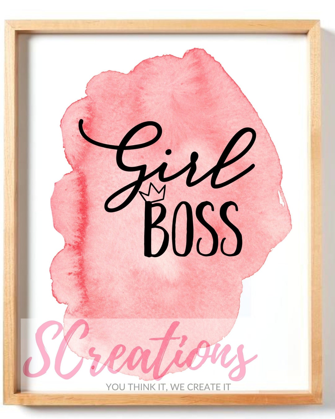 Girl Boss SVG File Girl Boss Printable and Cut Design SVG, Png, Jpeg Etsy