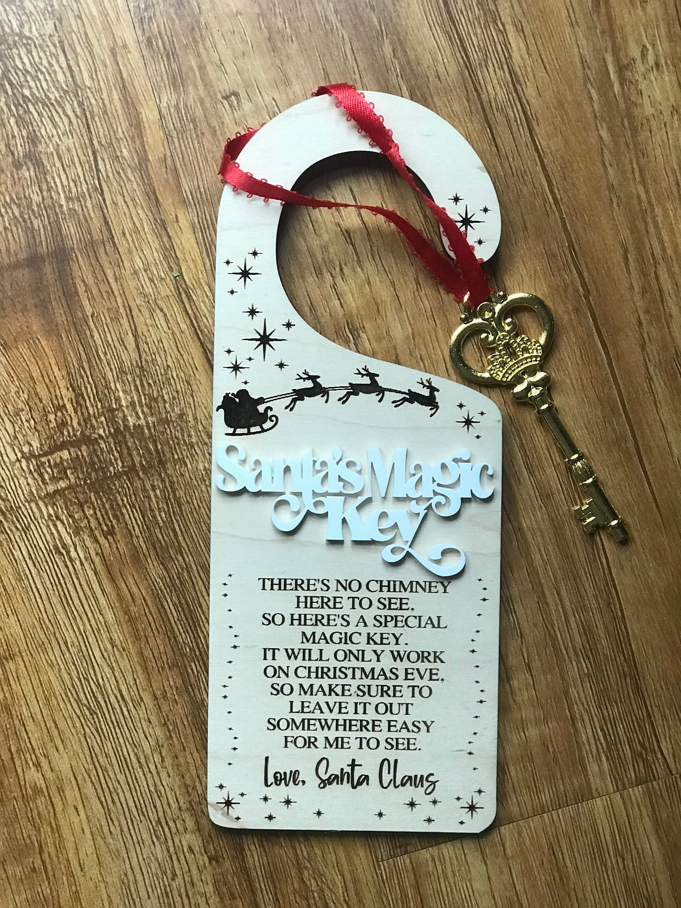 Santa's Magic Key Door Hanger – Lakes Area Custom