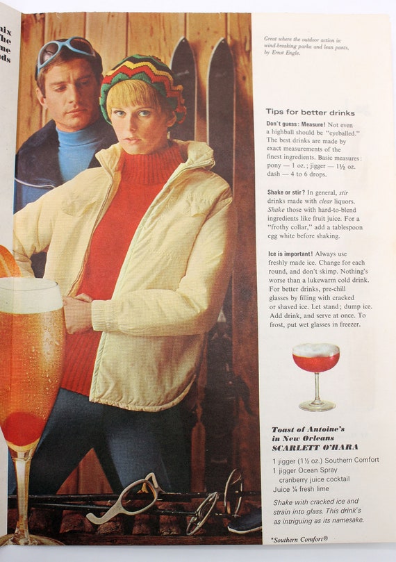 How To Mix How To Serve 43 Perfect Drinks Southern Comfort Etsy
