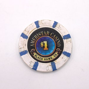 Ameristar Casino Black Hawk Colorado - 1 Dollar Poker Chip