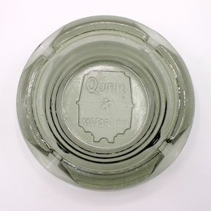 La Quinta Motor Inn Round Glass Ashtray