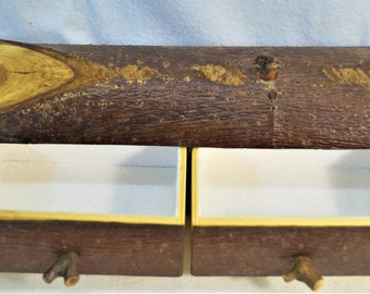 Jewelry box made from a linden tree trunk