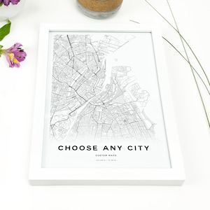 Mapa personalizado de qualquer arte de parede para impressão de cidade, presente de mapa personalizado, impressão de arte de parede de mapa personalizado, pôster de mapa personalizado qualquer arte de parede de mapa de localização