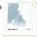Custom Map Printable Wall Art Modern Custom City Map Prints - Etsy