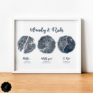Bonjour, Voulez-vous, Je le fais, Impression de carte, Cadeau de premier anniversaire, Cadeau d’anniversaire de mariage pour couple, Anniversaire de coton, Fiancé marié