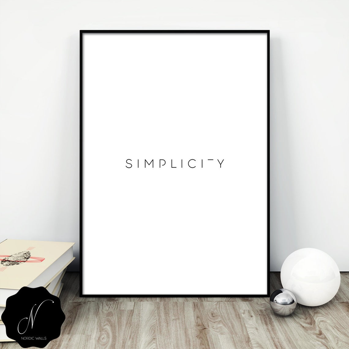 Minimalist Printable Wall Art Typography Wall Art Prints | Etsy