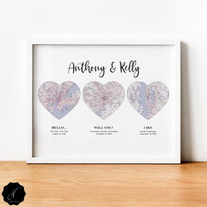 Hallo, will du, ich tue, 3 Herz Karte Digitaldruck, frisch vermählte Geschenk, Hochzeitsgeschenk für paar, Braut-Dusche-Geschenk, erste Jahrestagsgeschenk