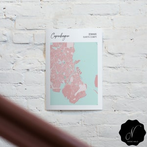 Custom Map Print, Personalized Map Printable Wall Art, Custom Map of Any City, Custom Map ...