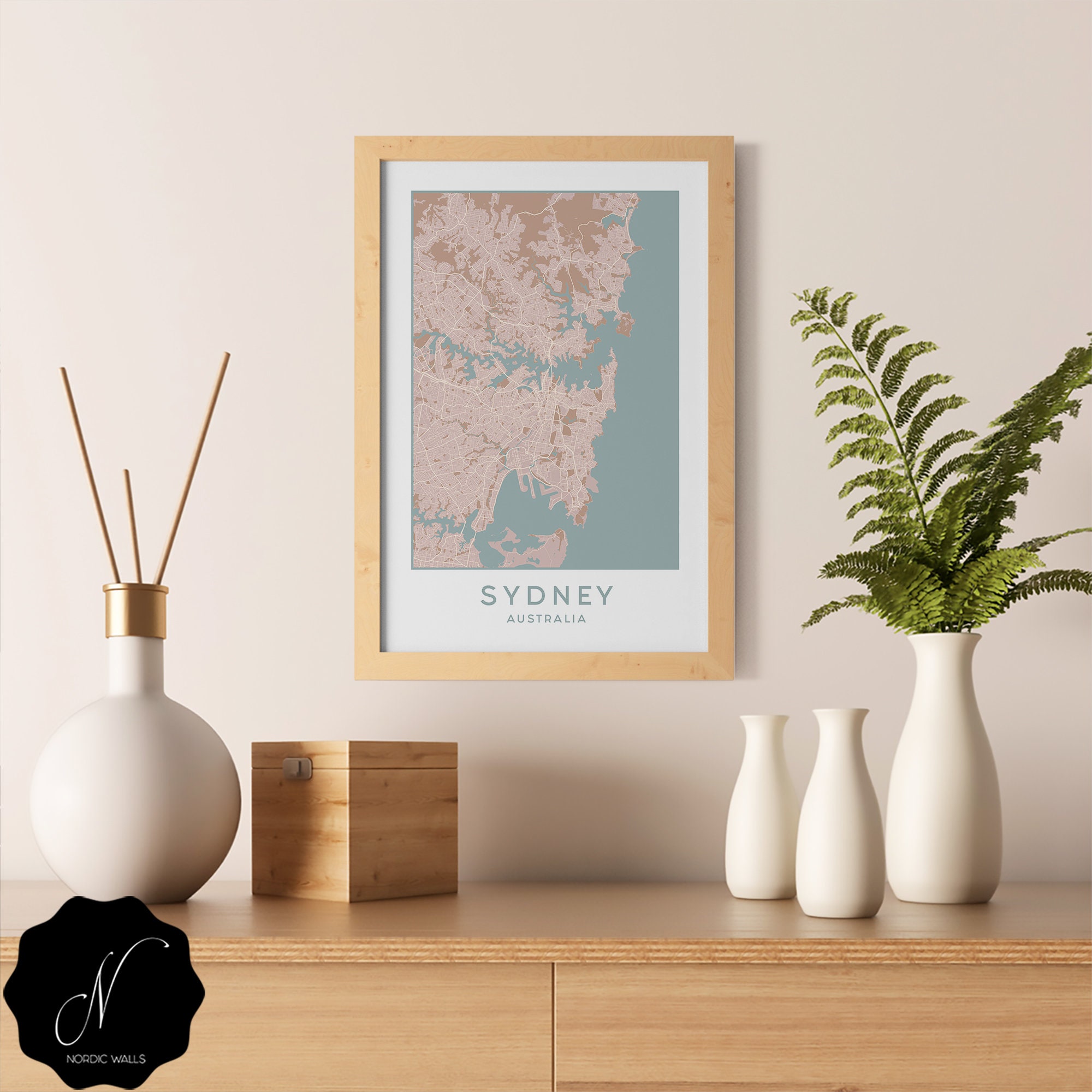 City Map Print Choose Any City Map Wall Art Map Gift Wall | Etsy