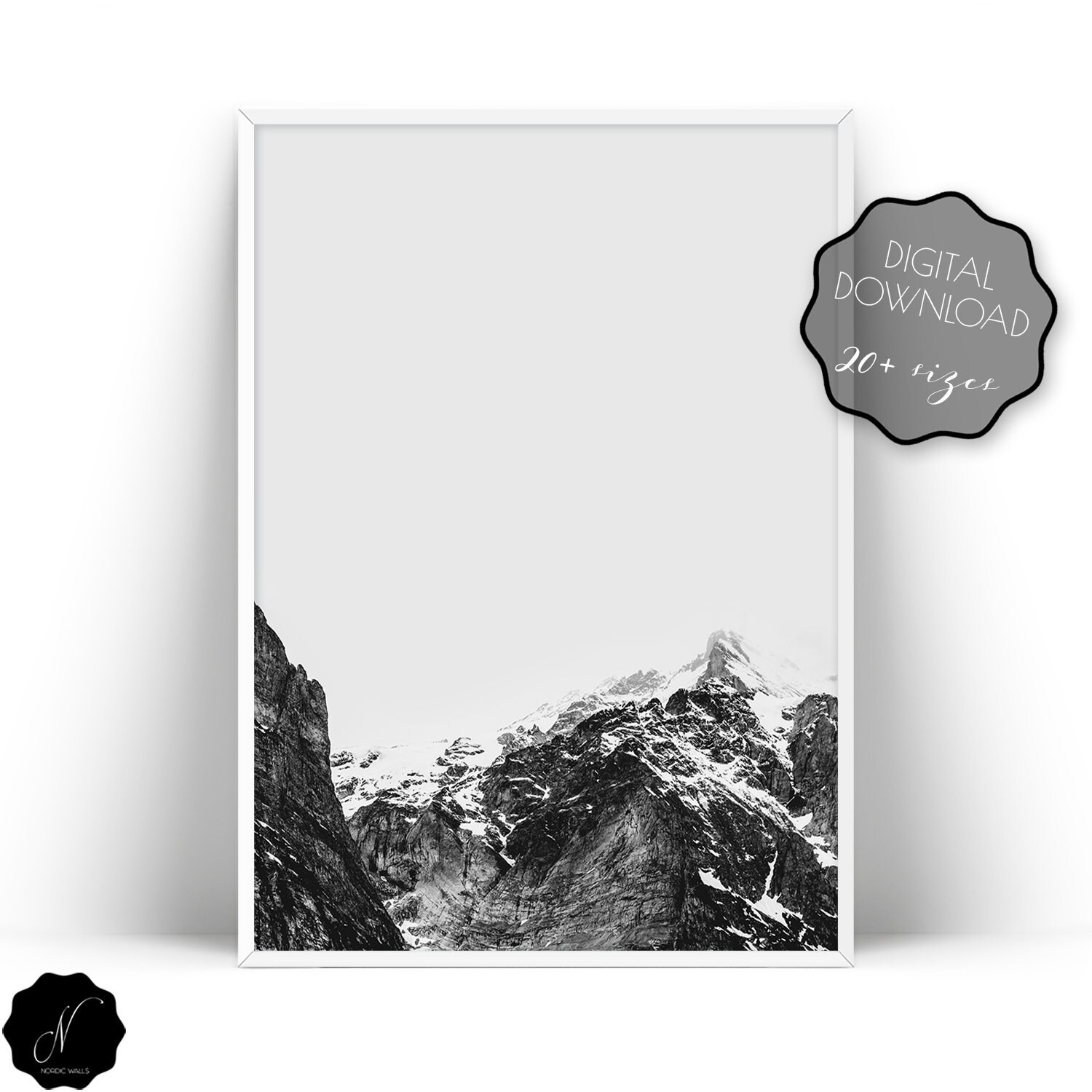 Mountain Wall Art Rocky Mountain Printable Wall Art Etsy