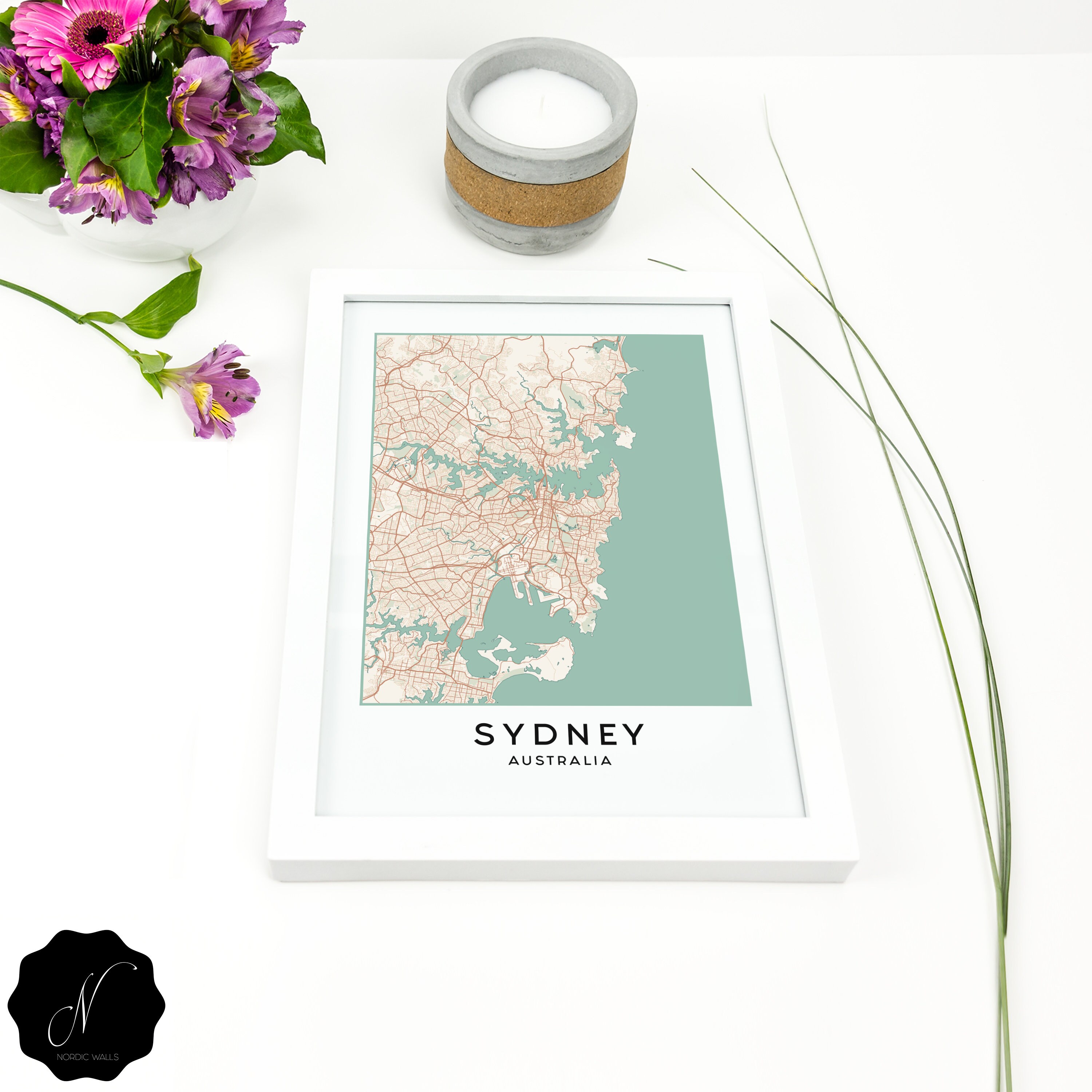 Custom City Map Wall Art High Quality Printable Map of Any - Etsy