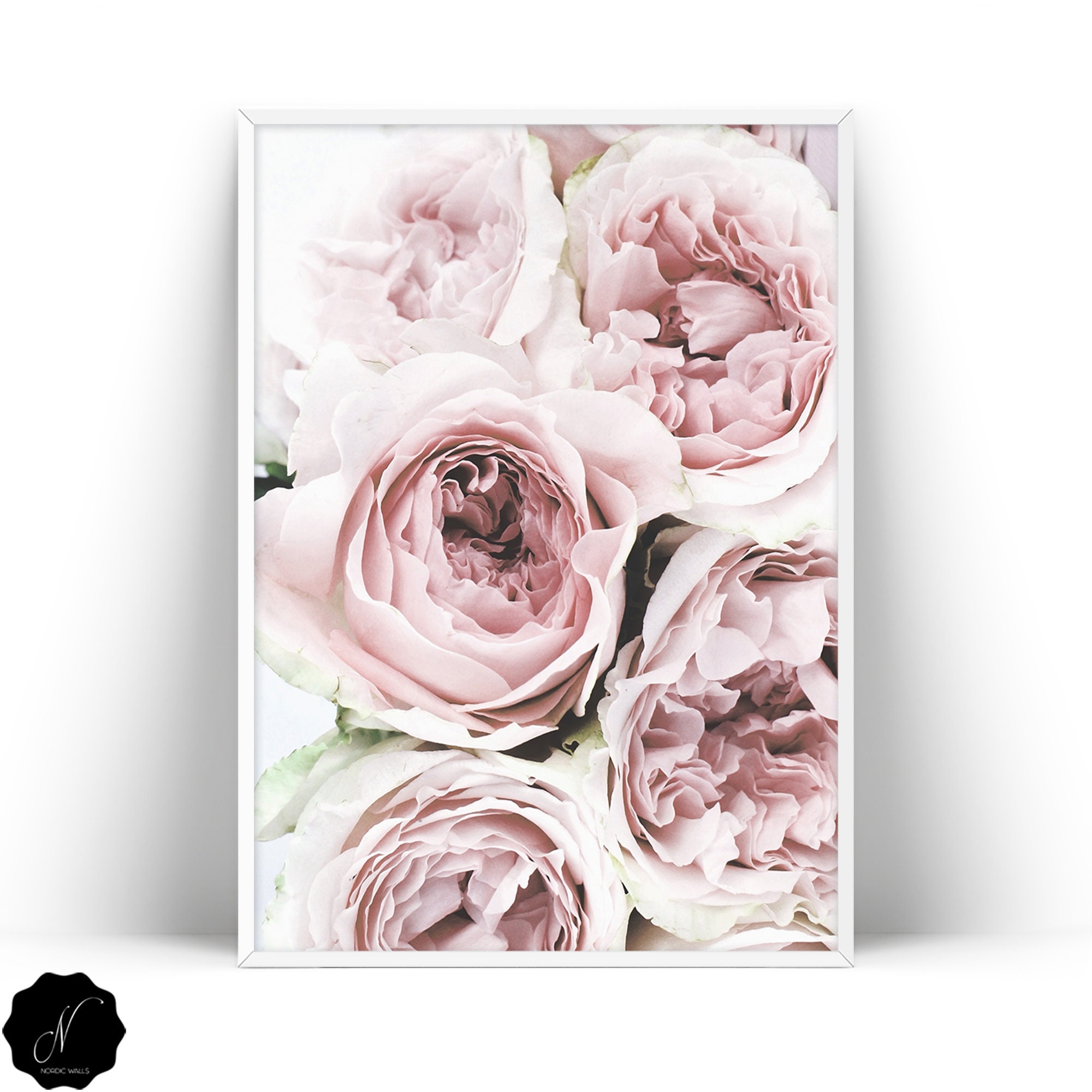 Floral Wall Art Set Of 3 Peony Wall Art Fashion Print Peony Etsy