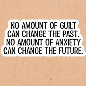 Anxiety quote sticker, self care sticker, mental health quote stickers for water bottles, laptops and care packages