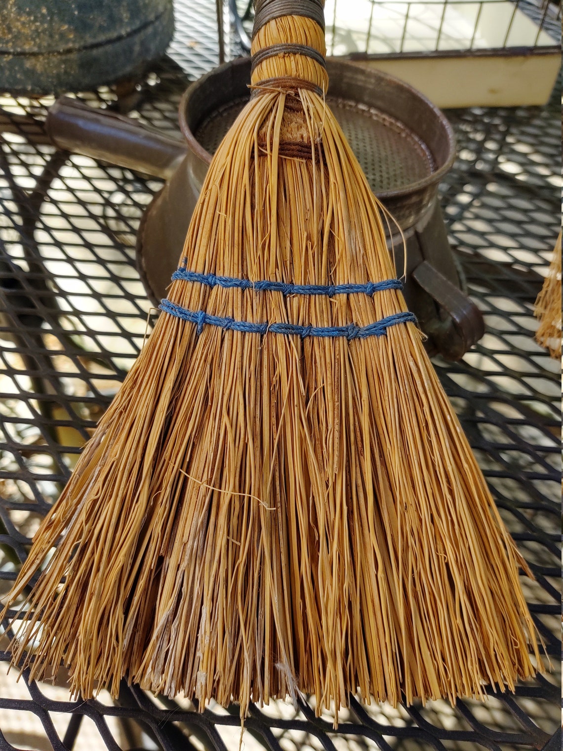 Vintage wisk broom whisk broom old hand broom perfect well Etsy