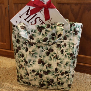 Bolsa de regalo de Navidad / Bolsa de mercado reutilizable ecológica