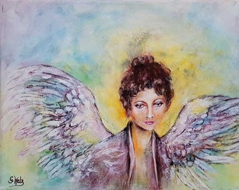 Original Acrylbild "Engel der Annahme"