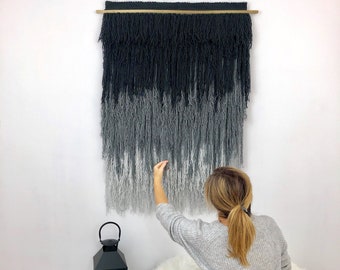 Boho Wall Hanging Woven Tapestry Wall Art Tissage Mural Etsy