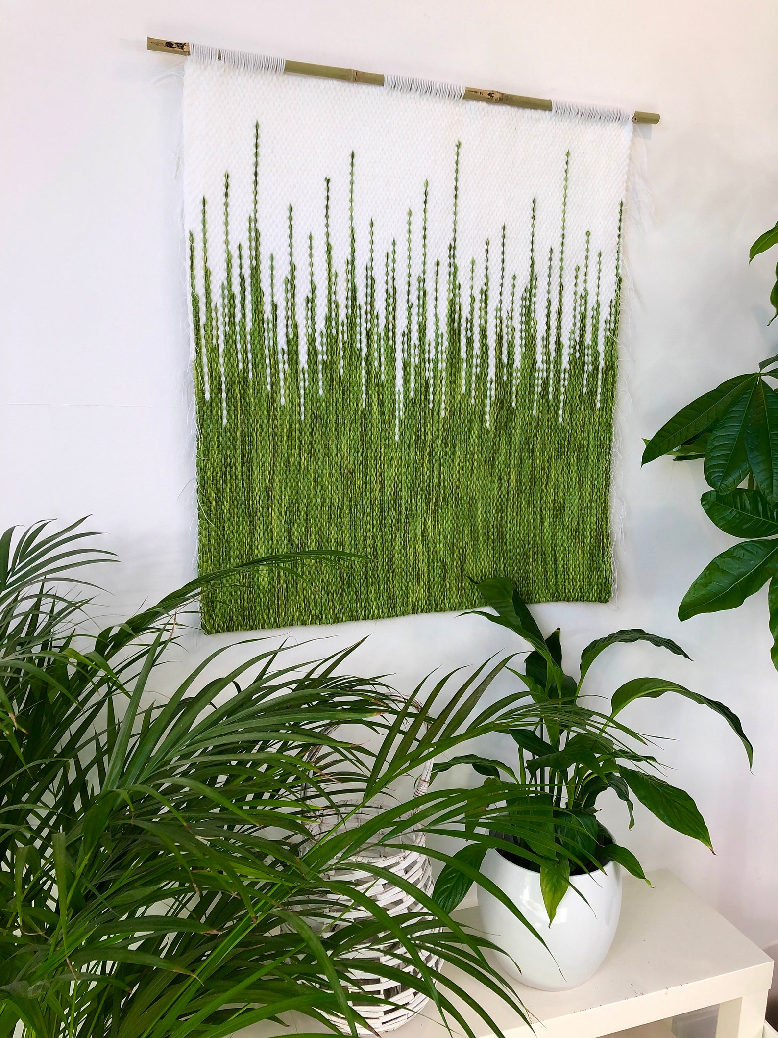 Handwoven Wall Hanging Horizontal Wall Hanging Interior Etsy