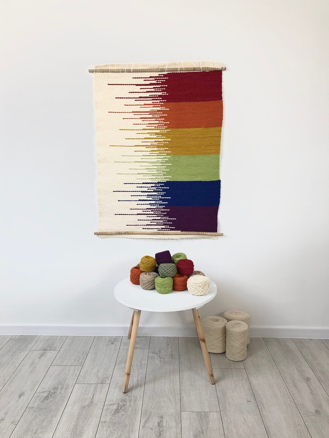 Wool Tapestry Weaving Best Selling Items Handmade Tenture Etsy