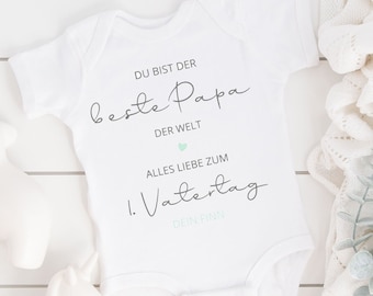 Body individuell bedruckbar bester Papa Vatertag