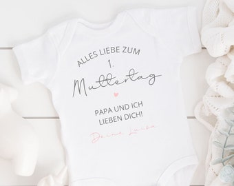 Body mit Spruch individuell bedruckbar Muttertag Mama Danke