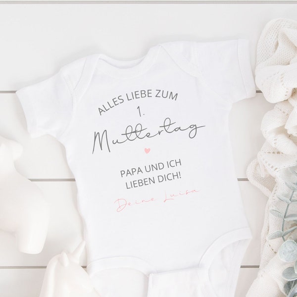 Body mit Spruch individuell bedruckbar Muttertag Mama Danke