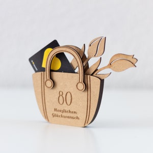 Gutscheinverpackung 'Blumentasche'