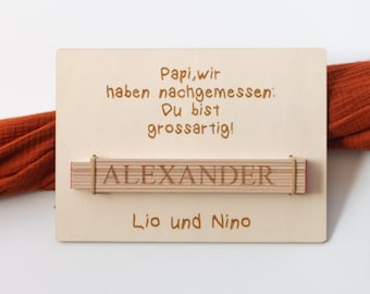 Geschenkset 'Zollstock inkl. Schild'