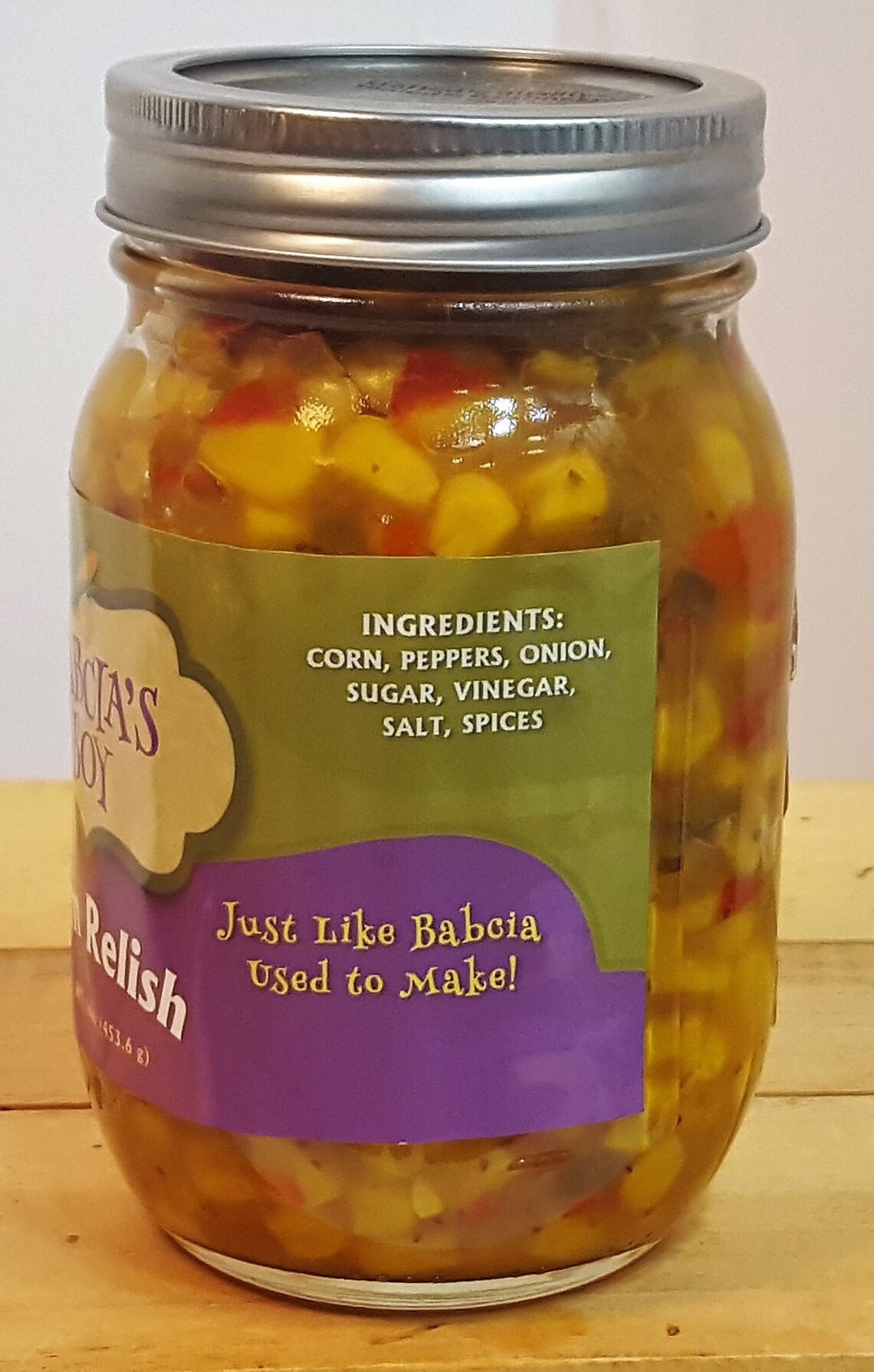 Corn Relish 16 oz jar Homemade Etsy
