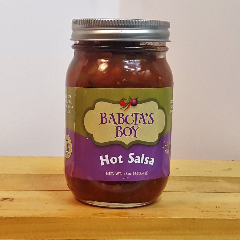 Hot Salsa 16 Oz Jar Homemade Etsy