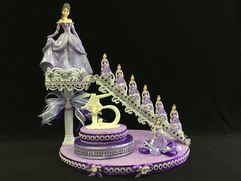 Quinceanera Cake Topper Quince Sweet 16 Mis Quince Table Etsy