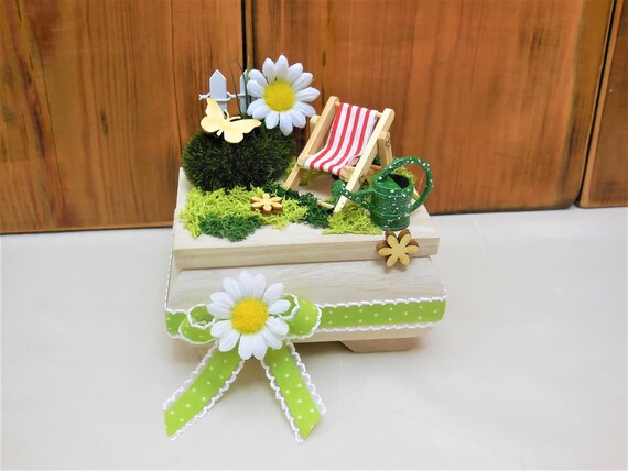 Garten Mini Holzbox Gutschein Garten Geldgeschenk Garten Etsy