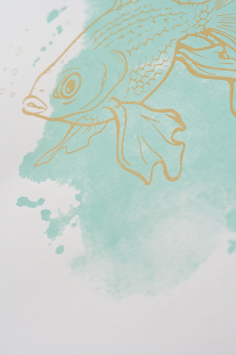 Goldfish Poster 11x14 Screen Print