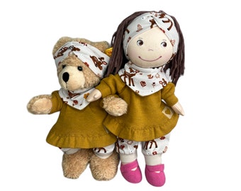 Doll set 4-piece “Deer” in size 30 cm