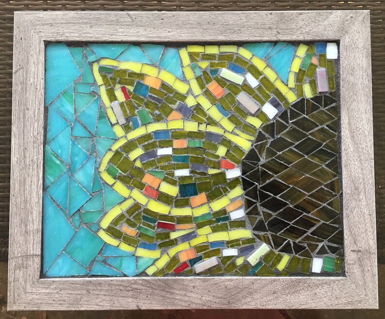 Sunflower Stained Glass Mosaic Wall Art - Stained Glass Mosaic Wall Art Sunflower Stained Glass Mosaic Wall Art - Stained Glass Mosaic Wall Art