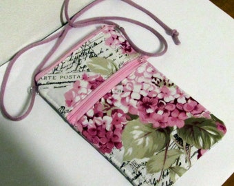 Cell phone bag to hang around your body, cross body cell phone bag, shoulder bag, small shoulder bag,