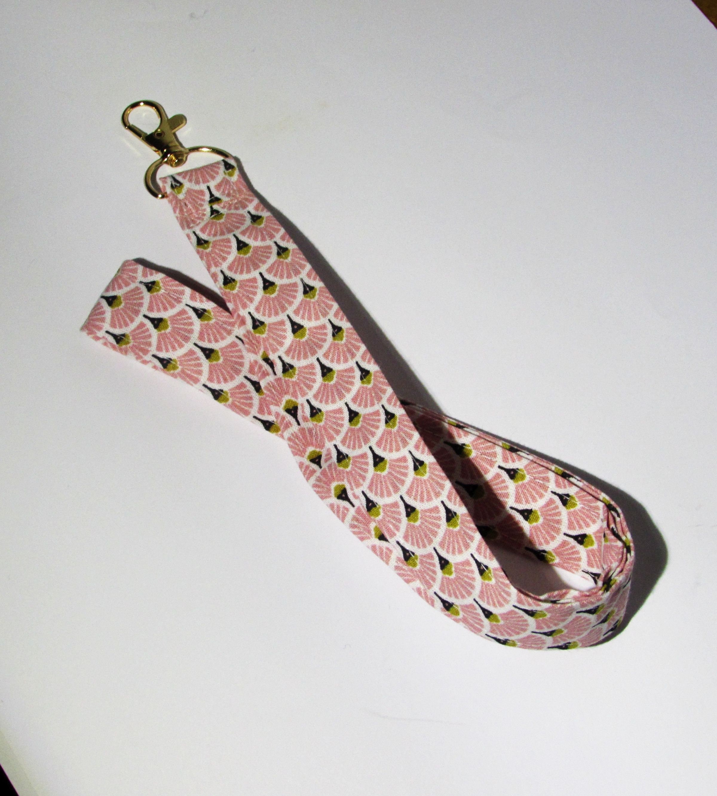 Chest strap, lanyard keychain, Japanese design, art deco