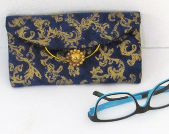 Étuis à lunettes faits à la main, étui à lunettes en tissu, chaussette à lunettes, pochette pour téléphone portable, protège-lunettes