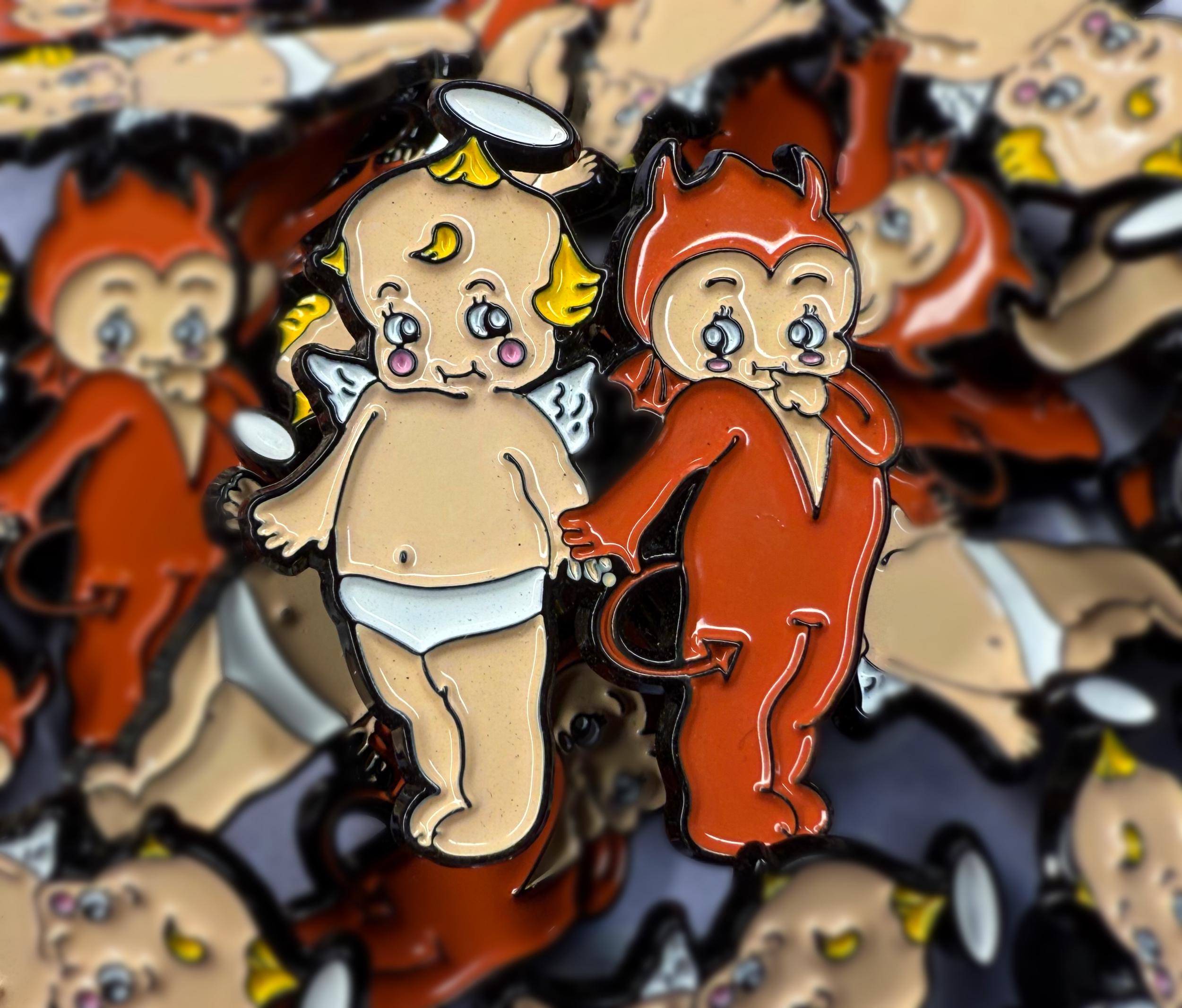 Angel Devil Pins - Etsy