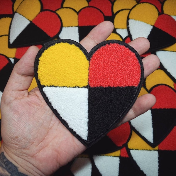 Chenille medicine wheel patch