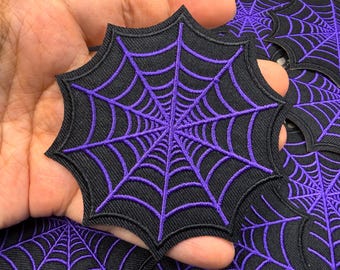 Purple spider web patch