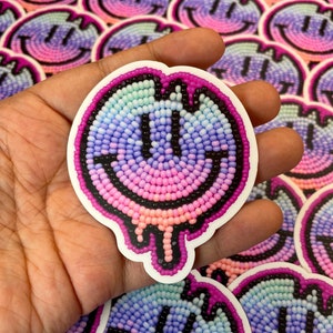 Trippy smile sticker