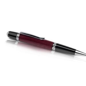 Amaranto - elegante bolígrafo, torneado a mano - para usted o como regalo - grabado o estuche opcional - entrega gratuita