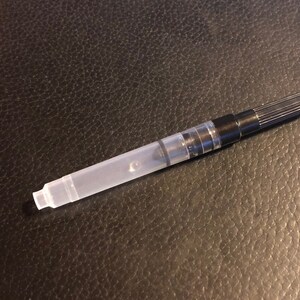 Convertidor de pluma estilográfica - cartucho recargable - escribe con tinta del tintero
