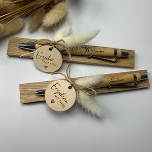 Kugelschreiber „Erzieherin mit Herz | Erzieher mit Herz“ personalisiert mit Namen | Kuli | Geschenkidee