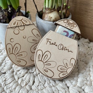 Geldgeschenk Holz Osterei  | Geschenkidee | Geschenkverpackung | Ostern